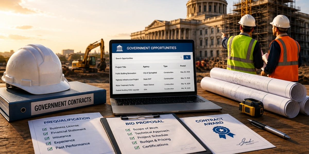 How to Get Government Construction Contracts: Registration, Bidding, and Winning Work