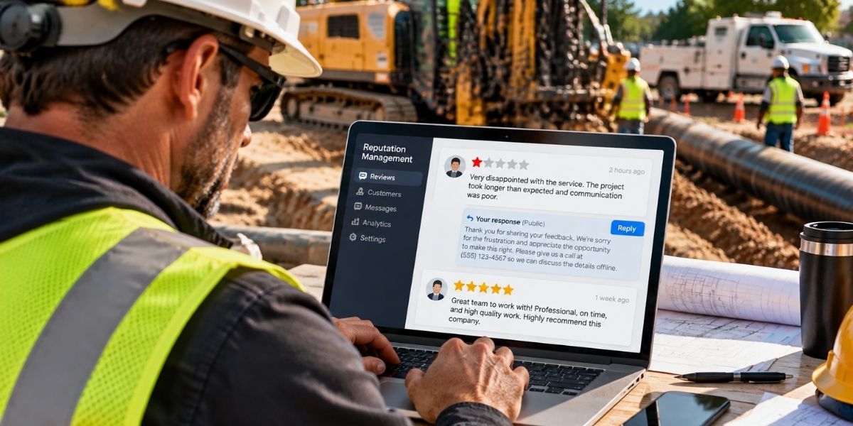 How to Handle Negative Reviews: Online Reputation Management for Contractors